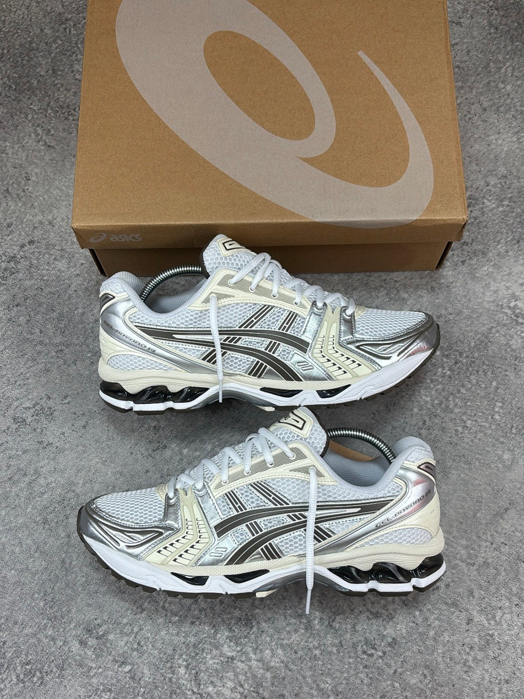 ASICS GEL-KAYANO 14 — White / Ivory