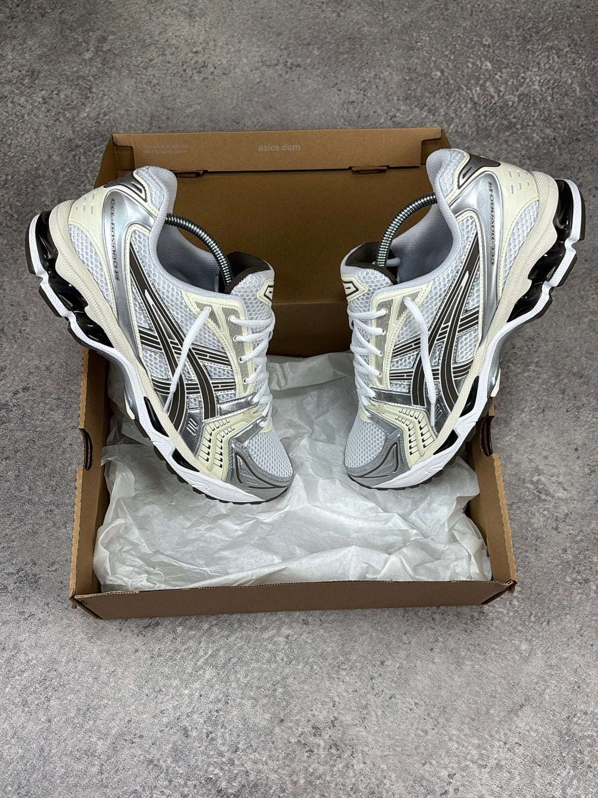 ASICS GEL-KAYANO 14 — White / Ivory