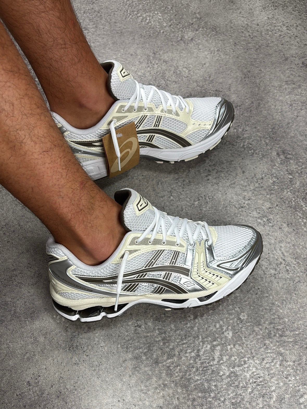 ASICS GEL-KAYANO 14 — White / Ivory